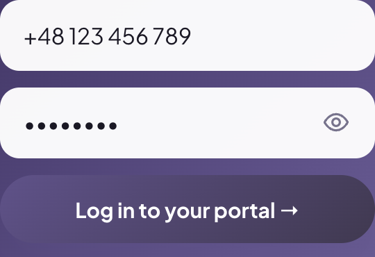 LegalSol portal login screen